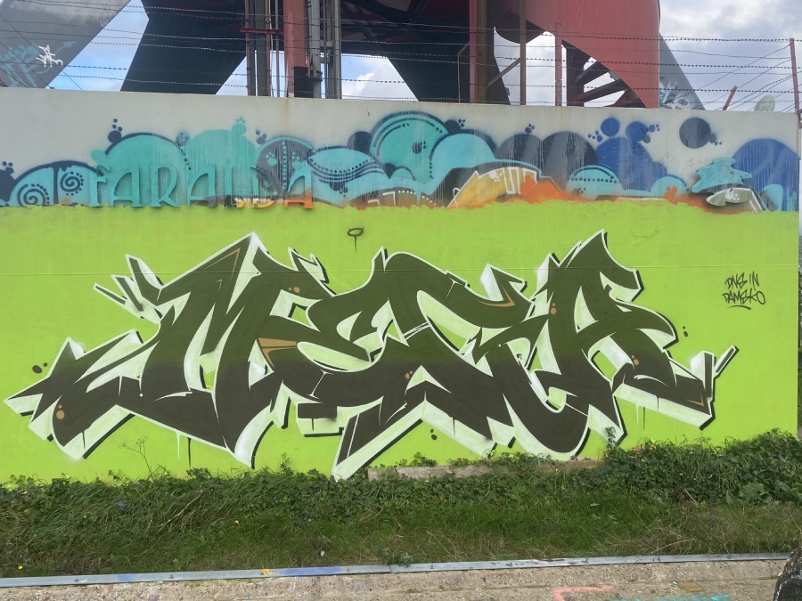 mega, graffiti, ndsm, amsterdam